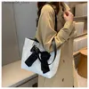 Sacos de compras TRAVEASY Moda Nylon Bow Tote Bags para Mulheres Casual Cor Sólida Dobras Femininas Bolsas de Ombro Grande Capacidade Balde Saco de Compras Q240118