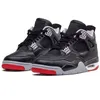 jumpman 4s jordan4s black cat 4s jordens 4 air  jordan retro 4  j4 Chaussures de basket - ball olive Chocolate 4 Black Cat Canvas Red Thunder sail hommes femmes sneakers