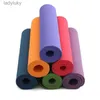 Yogamattor TPE Yoga Mat med positioneringslinje icke-halkmatta matta 1830 * 610 * 6mm Fitness Gym Mat lämplig för nybörjare Miljö240118