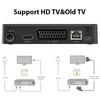 DVB-T2 digital-TV-låda 1080p DVB-kabel digital-TV-mottagare Ubisheng U6 med HDMI SCART LAN-port för HD/Old TV Set Top Box