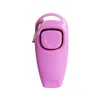 Pet Cat Dog Training Clicker Plastic New Dog Click Trainer Portable Auxiliary Adjustable Wristband Sound Key Chain Dog Supplies