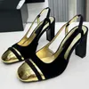 New fashion sandals luxury designer shoes genuine leather letter pearl shoes outdoor anti slip dance shoes wedding banquet shoes women's sexy high heels shoes