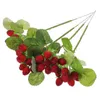 Party Decoration Strawberry Tree Vase Simulated Bayberry Strawberries Table Waxberries Decor