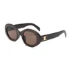 Модельер бренда CEL, мужские и женские маленькие овальные очки в сжатой оправе, поляризационные солнцезащитные очки премиум-класса UV 400