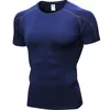 llOutdoor Herren Sport T-Shirt lu Herren Schnelltrocknendes, schweißableitendes kurzes Top Herren Wrokout Kurzarm 1053 ll