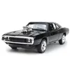 Electric/RC Car Mini Auto 1 32 Dodge Charger The Fast and the Furious Alloy Car Modeller barnleksaker för barn Classic Metal Carsl231223