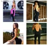 Actieve sets 2023 Sportkleding uit één stuk Backless sportpak Workout trainingspak voor dames Hardlopen Dans Sportkleding Gym Yoga Dames SetL240118