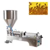 Hög noggrannhet Double Head Semi Auto Liquid / Paste Filling Machine / Self-Fluid Kvantitativ fyllningsmaskin för vatten och juice