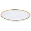 Servis uppsättningar Glass Dish Plate Servering Tray Multifunktion Dessert Plates Restaurang Trays Decor