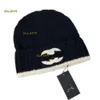 Bonnet / Skull Caps Beanie Hat Winter Bucket Designer Chapeaux Marque CH Bonnet Chaud Bonnet Hommes Casquettes Hommes Femmes Lettre Femelle Garçon Fille Laine Dames Parasol Chapeau 2024