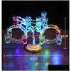 Other Drinkware Creative Tree Shape Wine Glass Holder Party Cocktail Cup Stand Metal S Rack For Nightclub Bar Vip Service Decor Drop Dhodn