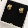 Stud Oval Hoops Luxury Gold Earrings For Women Designer Jewelry Luxury C Hoops Womens Big Circle Earrings OL Style Jewelry