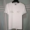 Balmani Tshirt Designer Original Quality Mens Tshirts Bronzing Laser Sequin Short Sleeve For Male Female Casual Loose Tshirt