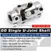 Universal Joints Parts Pqy - 3/4 Dd X Níquel Chapeamento Único Eixo de Direção U Joint Comprimento Total 8M 3-1/4 Pqy-Sjs01 Drop Delivery M Dhkaj