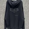 Tasarımcılar Erkek Kadın Moda Hoodies Üstler Kapşonlu Gevşek Külot Uzun Kollu Pamuklu Pamuk Mektup Baskı Giyim Büyük Boy XS-L FZ0031