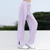 Pantalones Activos Con Cordón De Yoga Para Mujer Pantalones De Pierna Ancha De Talle Alto Protección Solar Leggings Con Parte Inferior De Campana Pantalón De Secado Rápido Leggins Mujer