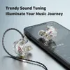 Hörlurar TRN CS4 i öronörlurens dynamiska DJ monitor IEM Earbud Hifi Sport Noise Refering Headset TRN ST5 KIRIN MT4 MT3 för Xiaomi