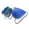 Shopping Bags 5 Pcs Waterproof Sport Gym Bag Drawstring Sack Fitness Travel Outdoor Backpack Beach Swimming Basketball Yog