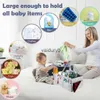 DIAPER Väskor 2024 Baby Diaper Caddy Organizer Nursery Storage Basket Bin Car Bag Portable Diaper Organizer Caddy för nyfödd pojke och Girlvaiduryb