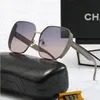 10A Premium solglasögon Kvinnor Mänparens glasögon med sidogyp Square och runda ram med Box Festival -gåvor Chan Chane Channel Chael Chanl Solglasögon