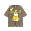 Heren Designer Gu T-shirt Vintage Retro Gewassen Shirt Luxe Merk T-shirts Dames T-shirt met korte mouwen Zomer Causale Tees Hip Hop Tops Shorts Kleding Verschillende kleuren-58