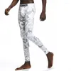 Sous-vêtements Thermiques pour Hommes Pantalons Chauds d'automne et d'hiver pour Hommes Pantalons de Camouflage Minces pour Jeunes Pantalons de Base de Base Sac en U Push Up Long Johns