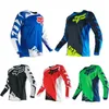 T-shirts Foxx Speed ​​dämpar Ny mountainbike ridkläder och kvinnors lång ärm tunna solproof längdåkning Motorcykel racingkläder