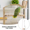 Other Bird Supplies Chew Toy Suspending Parrot Cage Building Blocks Pet Parakeet Accessories Large Wooden Chewing Biting