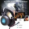 Cuffie cuffie per cuffie/cuffie ZOP N43 Cuffia da gioco stereo 7.1 Casatura auricolari da gioco per basso surround virtuale con luce a LED per microfono per PC per computer Gamer