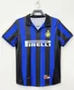 Sneijder Zanetti Classic Inter Retro Soccer Jerseys Djorkaeff Milito Baggio Pizarro Djorkaeff Adriano Milan Football Shirt 01 02 03 04 07 08 09 10 11 2001 2002 2002 2003