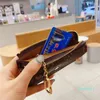 WALLET CARD HOLDER Designer Fashion Womens Mini Zippy Organizer Wallet Coin Purse Bag Belt Charm Key Pouch Pochette Accessoires With box