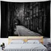 Tapestries 3D stone brick wall printing tapestry retro street landscape hanging hippie bohemian decoration art background clothvaiduryd