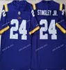 LSU Tigers College Football Jersey 9 Joe Burrow 5 Jayden Daniels 7 Mathieu 22 Clyde Edwards-Helaire 40 Devin White 3 Odell Beckham Jr. Men Youth