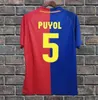 96 98 Rivaldo Retro Mens Futbol Formaları 100. Xavi Puyol A. Iniesta Futbol Gömlek Ronaldinho Suarez Ibrahimouic Giovanni Pique Henry Kısa Kollu