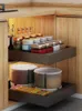 Kitchen Storage Sliding Dish Bowl Rack Cabinets Drawers Drying Organizer Sink Shelf Tableware Accessories