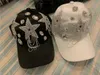 09Shi Drop Satin Sparkling Rhinestone Pentagram Tassel Designer Style Lady Baseball Hat Women Leisure Visir Cap 240117