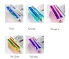 PVC Laser Transparent Pencil Case bags Fashion boys girls students clear Stationery Pen Box Bag School Supply Pouch gifts make up bag BJ