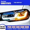 Accessori auto Streamer dinamico Indicatore di direzione per BMW G30 G38 Faro a LED 18-20 Fari 525i 530i M5 Lampada frontale