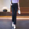 Pantaloni da donna sartoriali slim harem skinny da lavoro e capris pantaloni leggings a vita alta per abiti da ufficio donna abbigliamento autunnale