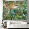 Tapisseries Tropical Jungle Animal Murd suspendu Tapestry Aesthiltic Home Decor Towel Taga Yoga Mat couverture Nappeur H240514