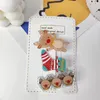 Hair Clips Christmas Cartoon Acrylic Apple Schristmas Tree Nowman Girl Duckbill Clip Barrette Accessories