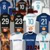 23 24 مباراة ما قبل المباراة Vitinha Marseilles Auba Soccer Jerseys Mbemba خاص الذكرى الثلاثين Guendouzi Om esport 2023 2024 اللاعب Maillot Foot Harit Clauss Men Kids Kids