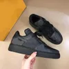 Designer casual skor män abloh sneakers virgil 1s 1 kalv läder sneakers kvinnor vit grön röd bokstav överlägg tjock sula låg topp sneakers