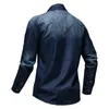 Herren Freizeithemden 2024 Frühling/Sommer Wash Fashion Gradient Denim Shirt Langarm