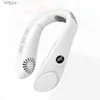 Electric Fans New Neck Hanging Fan Portable Mute USB Charging Student Small Refrigeration Neck Hanging Air Conditioner YQ240118