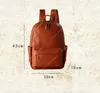 10A+ High quality bag Handmade Vegetable Tanned Cowhide Computer Men's Casual Backpack Leather Fashionable Bags Large Capacity Travel