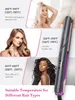 Landot Flat Iron Hair reustener 1 بوصة: تقويمه و Curler 2 في 1-محترفة Cratling Curling Iron for Cateren Curl Wave Hair QF-Z300