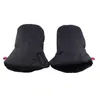 Stroller Parts Mittens For Handlebars Extra Thick Fleece Warm Gloves Handlebar Muffs Windproof Waterproof Winter Accessories