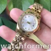 Watch Designer Watches Women's Fashion 904 Paslanmaz Çelik Kuvars Elektronik Su Geçirmez Safir 28mm Kadın Saati