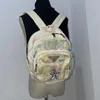 School Bags Korean Cute Fashion Star Bear Girl Backpack Y2k Aesthetic All Match Tie Dye Kawaii Backpacks Harajuku Sweet Student Schoolbag